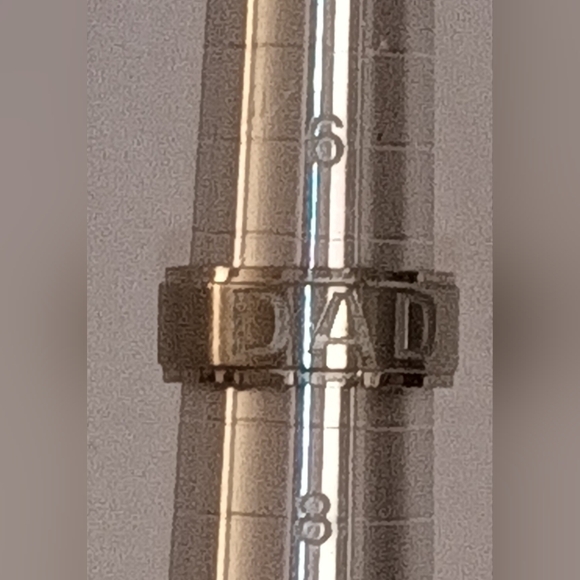 🔆𝟲/$𝟮𝟬 𝙇𝙤𝙫𝙚 𝙔𝙤𝙪 𝘿𝙖𝘿 𝙎𝙩𝙖𝙞𝙣𝙡𝙚𝙨𝙨𝙎𝙩𝙚𝙚𝙡 𝙍𝙞𝙣𝙜 - Picture 3 of 5